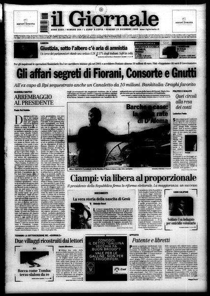 Il giornale : quotidiano del mattino